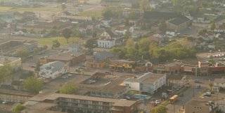 Unser Motel aus der Vogelperspektive